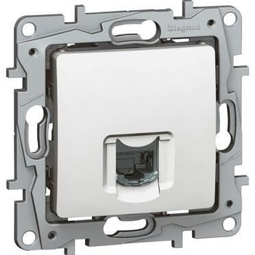 Розетка 1xRJ45 Cat. 6 UTP Бял