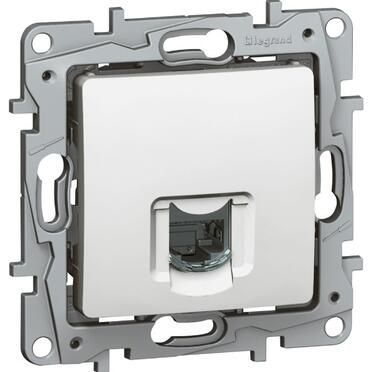 Розетка 1xRJ45 Cat. 6 STP Бял