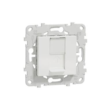 Розетка RJ45, кат. 5e UTP с монтажна рамка, 2M, бял