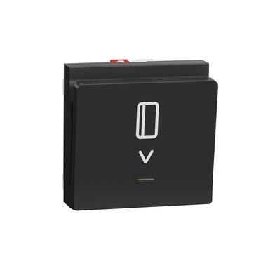 Ключ за управление с карта 10A, 230V, 2M, антрацит