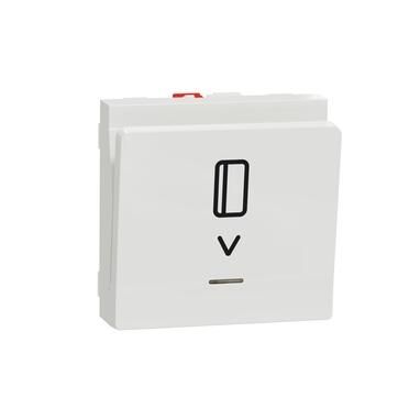 Ключ за управление с карта 10A, 230V, 2M, бял