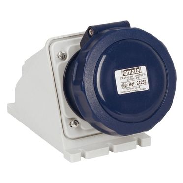 Контакт открит монтаж  2P+E 32A 230V IP67