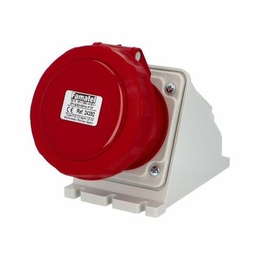 Контакт открит монтаж  3P+E 32A 400V IP67