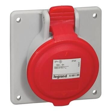 Контакт панелен монтаж 3P+E 16A 415V IP44