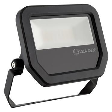 LED Прожектор, симетричен 20W 2400lm 4000K IP65, цвят черен