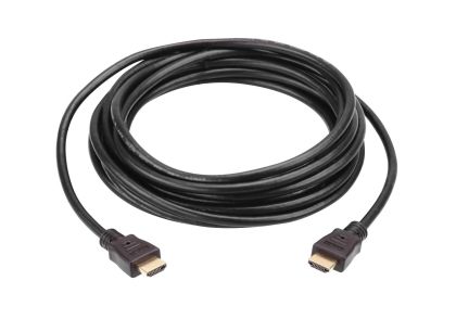 Кабел ATEN 2L-7D15H, HDMI мъжко - HDMI мъжко, с Ethernet, 4K, 15 м, позлатени конектори, Черен