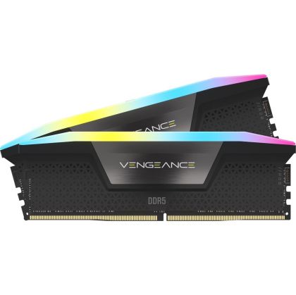 Памет Corsair Vengeance Black RGB 32GB(2x16GB) DDR5 6000MHz CMH32GX5M2E6000C36