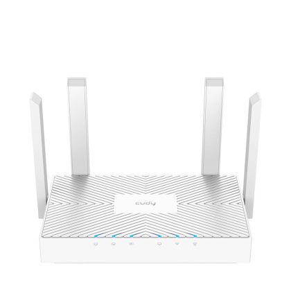 Безжичен рутер CUDY WR1300E, Двубандов AC1200, 300+867 Mbps, 3xGigabit