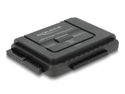 Конвертор Delock, USB 5 Gbps - SATA 6 Gb/s / IDE 40 pin / IDE 44 pin, backup функция