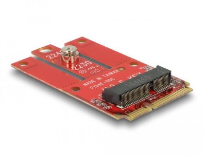 Адаптер Delock, Mini PCIe към M.2 Key E slot