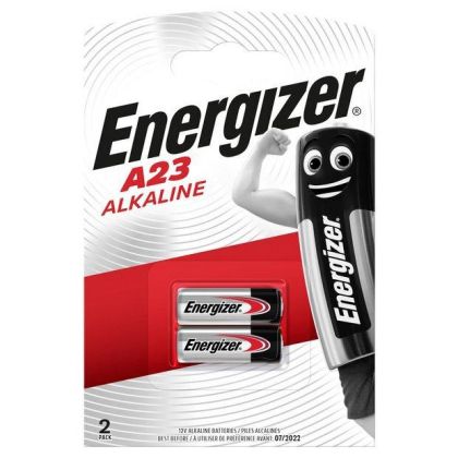 Алкална батерия ENERGIZER А23 LR23, 12V, За аларми, 2бр. блистер /цена за 2 батерии/