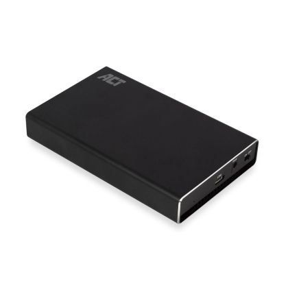 Чекмедже за твърд диск ACT AC1220, 2.5", SATA, USB-C 3.2 Gen2 (USB 3.1), Черен