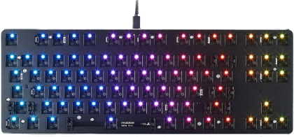 Геймърска механична клавиатура основа Glorious RGB GMMK TKL, ISO Layout