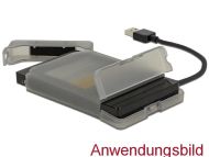 Конвертор Delock, USB 3.0 Type-A мъжко - SATA 6 Gb/s 22 pin, 2.5&Prime; защитен калъф