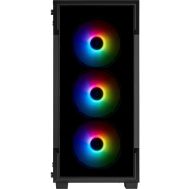 Кутия Corsair iCUE 220T RGB Smart Mid Tower, Tempered Glass, Черна