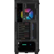 Кутия Corsair iCUE 220T RGB Smart Mid Tower, Tempered Glass, Черна