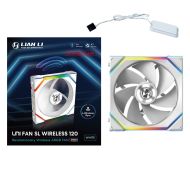 Вентилатор Lian Li UNI FAN SL Wireless ARGB PWM Reverse Blade - 120 mm Бял