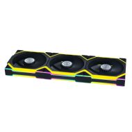 Вентилатори 3бр Lian Li UNI FAN SL Wireless ARGB PWM - 120 mm Черен + Контролер
