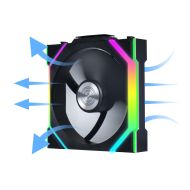 Вентилатори 3бр Lian Li UNI FAN SL Wireless ARGB PWM Reverse Blade - 120 mm Черен + Контролер