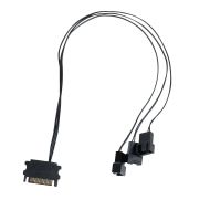 Вентилатори 3бр Lian Li UNI FAN SL Wireless ARGB PWM Reverse Blade - 120 mm Черен + Контролер