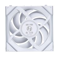 Вентилатор Lian Li UNI FAN SL Wireless LCD Reverse Blade ARGB PWM - 120 mm Бял
