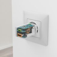 HAMA Бързо мини зарядно, 45 W, 1x USB-C - 1x USB-A, PD, бяло