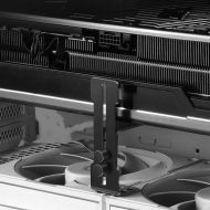 Държач за графична карта Estillo 12cm, Алуминий, Черен