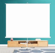 Екран на стойка  ESTILLO 244 х 183 см,120", бял, с черна рамка, 4:3, 11 кг