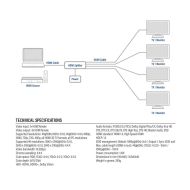 ACT HDMI Сплитер AC7832 4К HDMI сплитер, 1 вход.4 HDMI изхода
