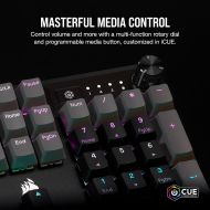 Геймърска механична клавиатура CORSAIR K70 Core RGB Corsair Linear Red Switch - Carbon Gray