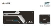 A4Tech X7 Геймърски пад за мишка XP-70L, размер, 750 x 300 x 3mm