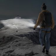 HAMA LED Фенер FLX1200-C, презареждащ се, удароустойчив, алуминиев, 4 режима + SOS