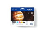 BROTHER LC-1240 ink cartridge black and tri-colour high capacity 600 pages 1-pack blister without alarm