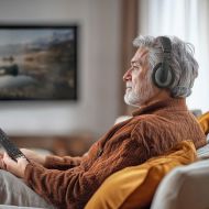 HAMA Стерео слушалки ShellTV Over-ear с 6 м кабел, 113dB