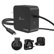j5create JUP25102V Зарядно 220V-  GaN 102W  USB-C 2порта- за лаптопи, таблети, телефони