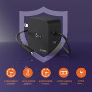 j5create JUP25102V Зарядно 220V-  GaN 102W  USB-C 2порта- за лаптопи, таблети, телефони