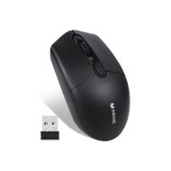 Мишка Mixie R520S, Безжична, Тих
а, USB, 4D, Черен 