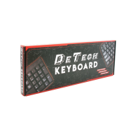 Клавиатура DeTech DE6082, USB, Кирилизирана, Черен 
