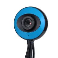 Уеб камера Kisonli PC-12, Микрофон, 480p, Черен 