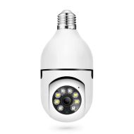 Смарт охранителна камера  PST-F1-3MP, 3.0Mp, PTZ, За фасунга E27, Wi-Fi, Tuya Smart, Бял 