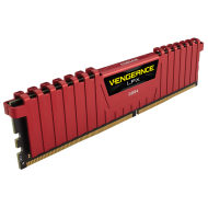 Памет CORSAIR VENGEANCE LPX, 8GB (1 x 8GB), DDR4, 2666MHz, C16, Red