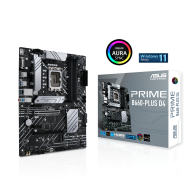 Дънна платка ASUS PRIME B660-PLUS D4, LGA 1700 ATX, 4x DDR4, Dual M.2, Aura Sync RGB