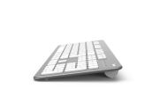 Комплект безжична клавиатура/мишка Hama KMW-700, сребристо/бяло