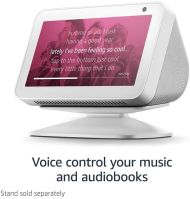 Смарт тонколона Amazon Echo Show 5, сензорен екран, гласов асистент, Бял