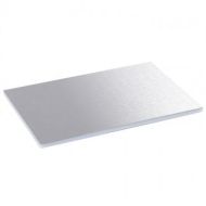 Декоративна плоча за капак на PVC подова кутия 12/18М - неръждаема стомана