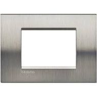Рамка 3М Square Brushed steel (ACS)