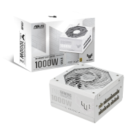 Захранващ блок ASUS TUF Gaming White 1000W, 80+ Gold PCIe 5.0, Fully Modular