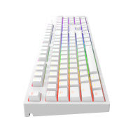 Геймърскa механична клавиатура Dark Project KD104A White - Gateron Mechanical Yellow, RGB, PBT Keycaps