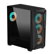 Кутия Gigabyte C301 Black V2, TG, Mid-Tower